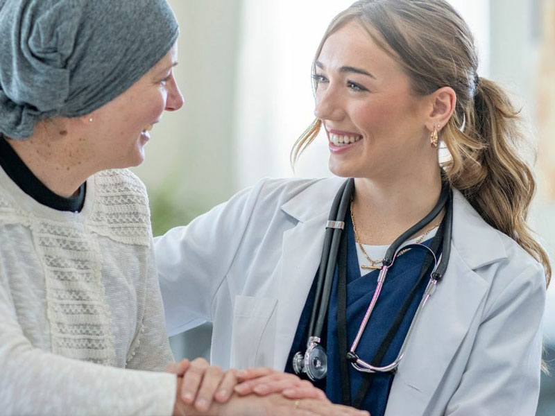 Doctor checking patient